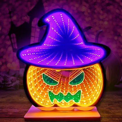 Halloween Moon & Bat LED Light 🌙🦇
