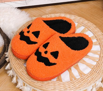 Halloween Pumpkin Slippers 🎃🖤