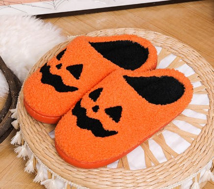 Halloween Pumpkin Slippers 🎃🖤