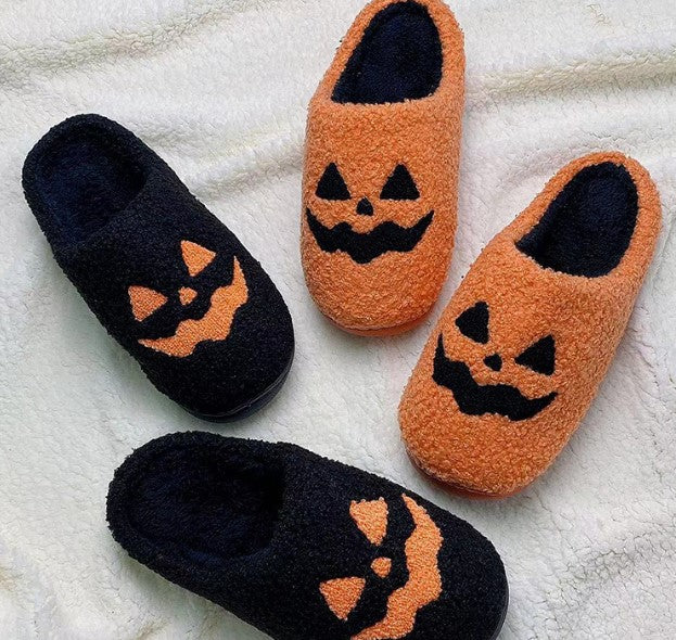 Halloween Pumpkin Slippers 🎃🖤
