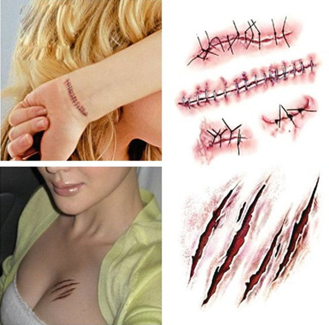 Halloween Scar Sticker Pack