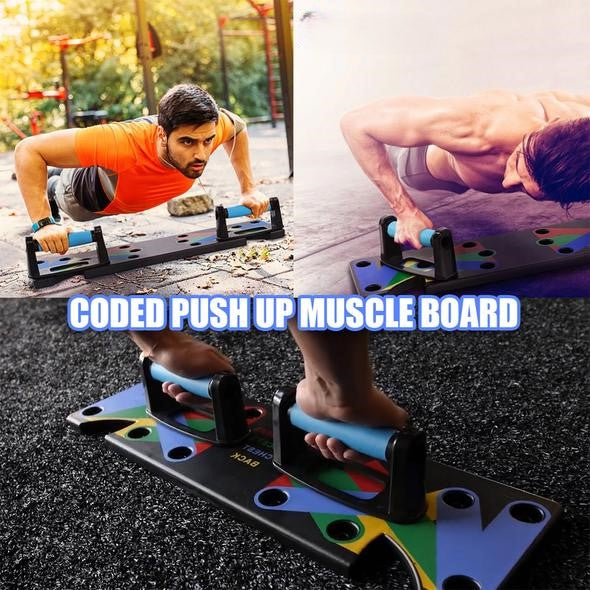Coded Push-Up Muscle Board