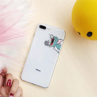 Cartoon Cat and Mouse TPU Phone Case (Full Protection)