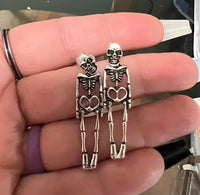 Skeleton Drop Earrings 💀✨