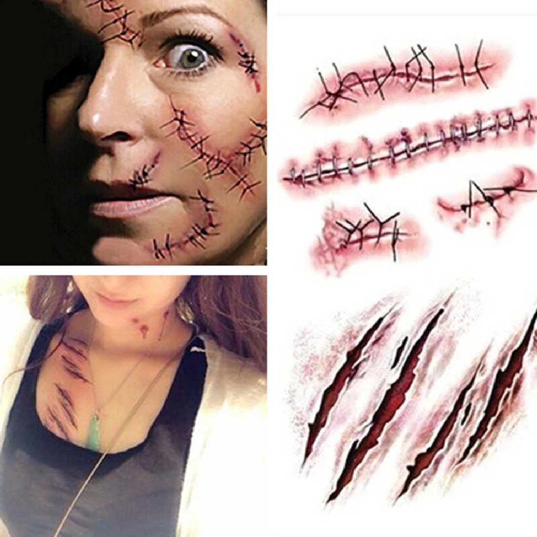 Halloween Scar Sticker Pack