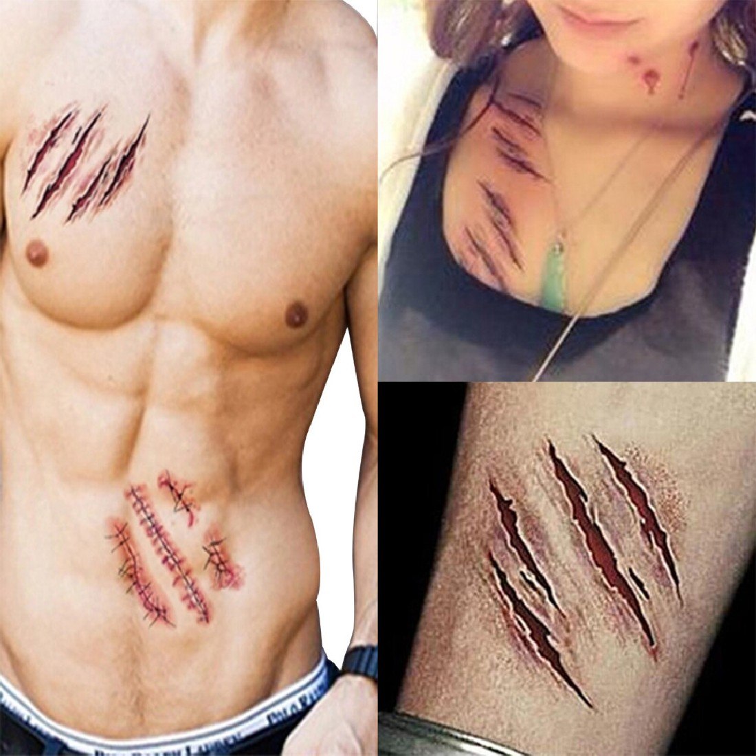 Halloween Scar Sticker Pack
