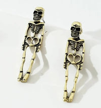 Skeleton Drop Earrings 💀✨
