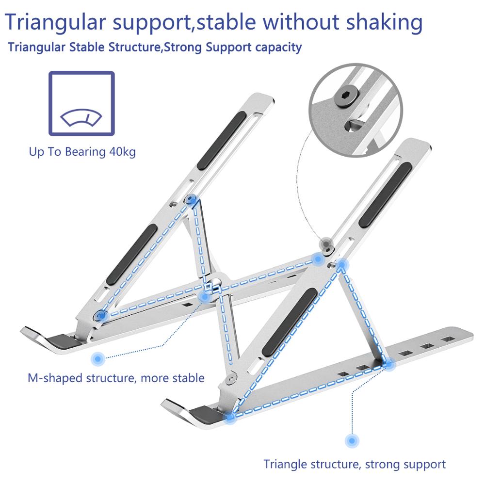 Adjustable Aluminum Laptop Stand 💻✨