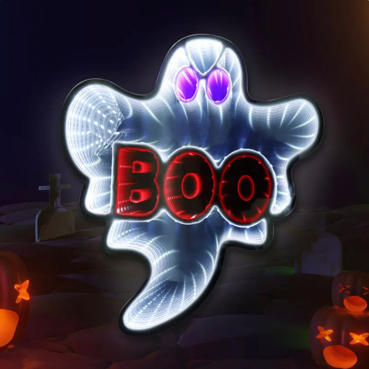 Halloween Moon & Bat LED Light 🌙🦇